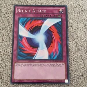 Yu-Gi-Oh Negate Attack Trap Card
